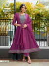 Kashvi Vol 4 By Passion Tree Vichitra Silk Anarkali Kurtis Set Exporters In India